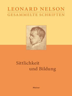 cover image of Sittlichkeit und Bildung